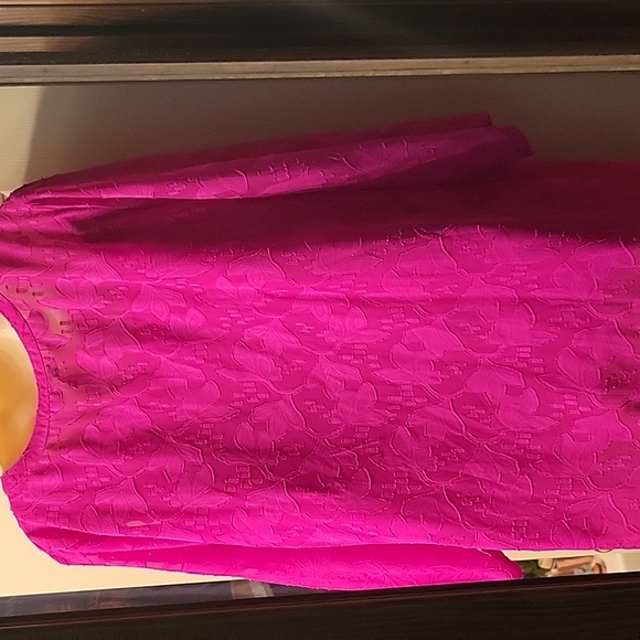 Chaus Bright Fuchsia Top - Picture 5 of 11